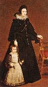 Doua Antonia de Ipeuarrieta y Galds and her Son Luis wr VELAZQUEZ, Diego Rodriguez de Silva y